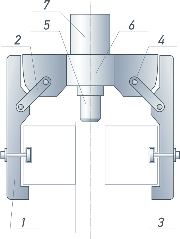 Схема съёмника СК-50-145