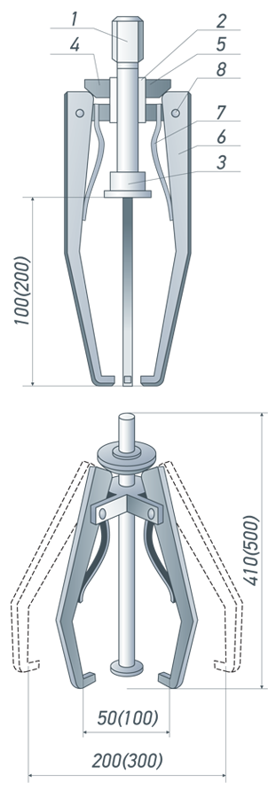 Схема съёмника СМВ-2-140